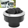 thumbnail image 1 of Sortie de Climatisation 87mm avec Couvercle Électroplaqué en ABS, Rond, Universel pour RV, Bateau, Bus, Voiture avec Grille d'Échappement, 1 of 7