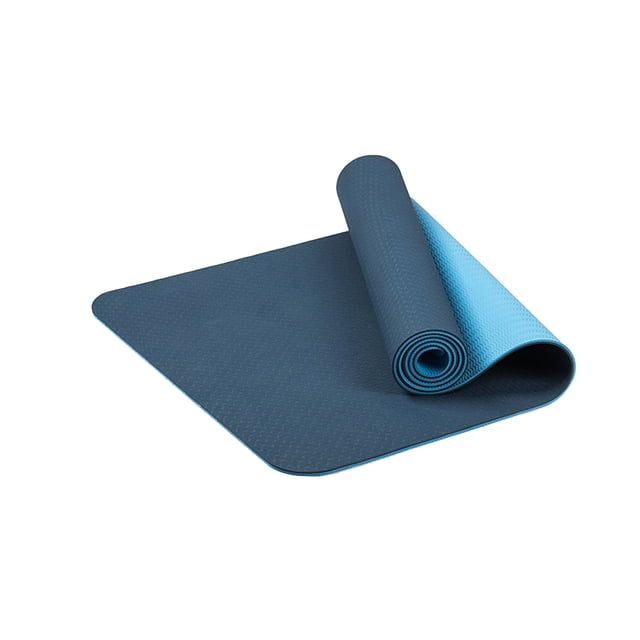 Esterilla de yoga antideslizante para ejercicio de TPE de 6 mm de grosor para Labymos Estera de yoga
