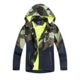 thumbnail image 6 of MGEOY Boys Rain Jackets Lightweight Waterproof Hooded Raincoats Windbreakers for Kids, 6 of 8