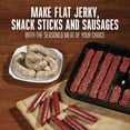 thumbnail image 4 of Weston Original Beef Jerky Gun Jr. Kit, Makes Flat and Round Snack Sticks, 1lbs Meat Capacity, With Sausage Funnel, 2 Nozzles, Stomper and Two Cleaning Brushes, Gifts for Men, Black (37-0260-W), 4 of 4
