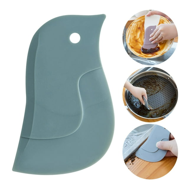 TIMIFIS Kitchen Essentials Household Items Penguin Soft Scraper Household Kitchen Scraper Scraper Oil Scraper Oil-stained Baking Kitchen Gadget Apartment Essentials For First Apartment