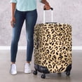 thumbnail image 4 of HELLHERO Leopard Pattern Dustproof Baggage Protective Sleeve for Family, All Size Anti-abrasion Anti Pollution Luggage Cover, 4 of 7
