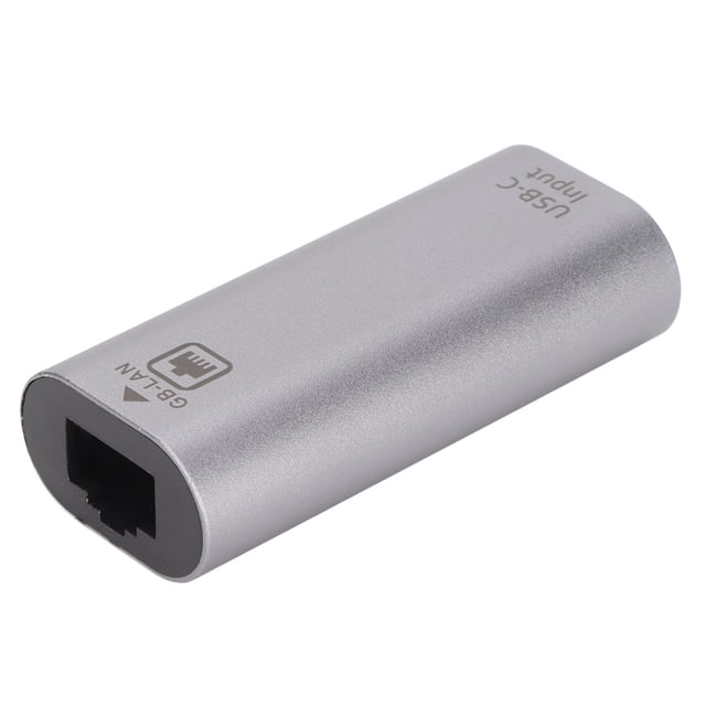 TUPO C A GIGABIT RJ45 Convertidor de Puerto de Red, Puerto Gigabit Ethernet USB C al Adaptador Ethernet Transmisión Rápida Para OS X