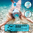 thumbnail image 2 of Máscara para Snorkel de Libre Respiración (Grande-Verde) XTREPID Tubo de Snorkel Desmontable, 2 of 7