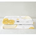 thumbnail image 3 of Kids Cartoon Cloud Flannel Blanket Cute Stars Blanket Unicorn Theme Polka Dots Throw Blanket Throw Size Girls Kawaii Travel Blanket All-Season, White Yellow Grey, 3 of 6