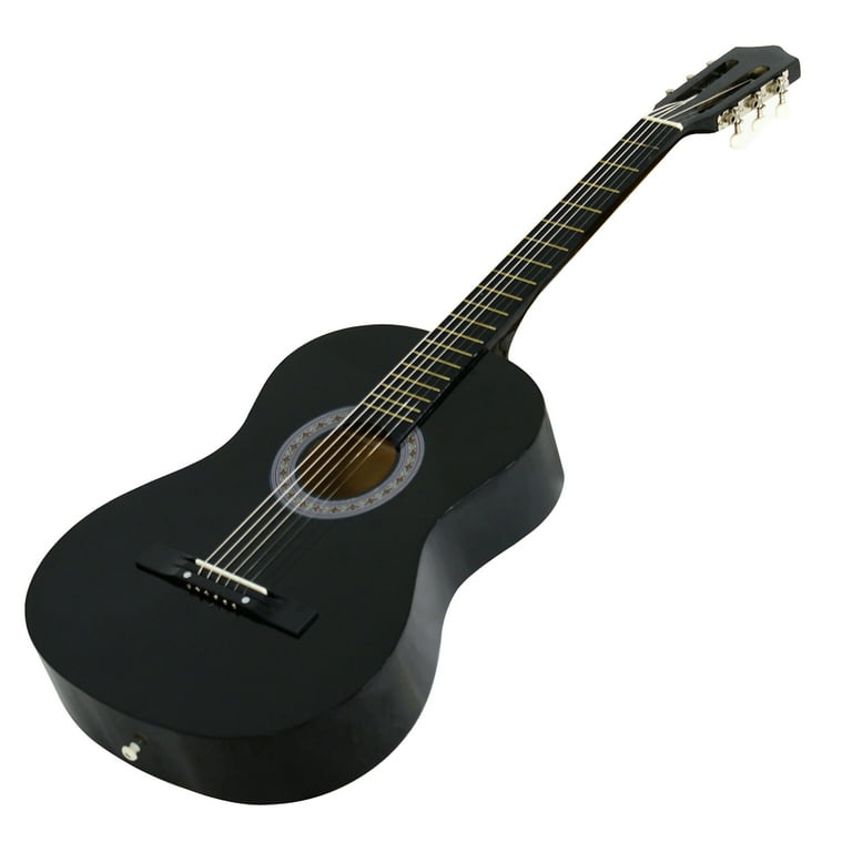 ZENSTYLE 38in Acoustic Guitar Starter Kit with Case, Strap