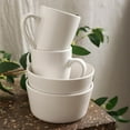 thumbnail image 5 of Stone Lain Albie Stoneware 32 Piece Dinnerware Set, Service for 8, White Speckled, 5 of 10