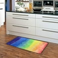 thumbnail image 5 of Coolnut Rainbow Kitchen Rug, 39"x20" Anti Fatigue Kitchen Floor Mat, Non Slip Waterproof Long Standing Mat Throw Kitchen Runner Rug for Kitchen Washroom Bedroom, 5 of 7