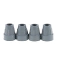 thumbnail image 2 of 4 x Cápsula de Muleta de Goma Yinane Pie de para Caminar Punta de Goma para Bastones Muletas para Axilas Antideslizante Gris Muleta con extremos de hule, 2 of 8
