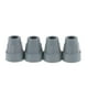 thumbnail image 2 of 4 x Cápsula de Muleta de Goma Yinane Pie de para Caminar Punta de Goma para Bastones Muletas para Axilas Antideslizante Gris Muleta con extremos de hule, 2 of 8