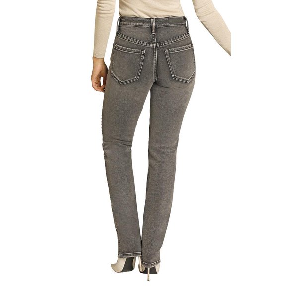 Rock and Roll Denim Womens Rock n Roll Studded Straight Leg Jean 30x36 Charcoal