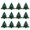 Green, variant on 12Pcs Christmas Tableware Holder Flatware Bag Xmas Tree Cutlery Pockets Dinner Knife Fork Covers for Holiday Home Party Decorations