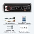thumbnail image 2 of Car MP3 Player, Car Stereo Multifunctional Hands Free Space Saving   For Car, 2 of 7