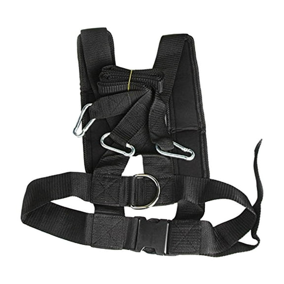 Fitness Shoulder Strap Sled Weight Elastic Padded Buckle Harness Trainer Workout