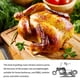 thumbnail image 4 of Bewildely Soporte de pollo para barbacoa, cerveza, motocicleta americana divertida, estante de acero inoxidable, herramientas, estante divertido para pollo Cocina y Comedor Cabeza de calavera Bewildely HA007131-01, 4 of 6