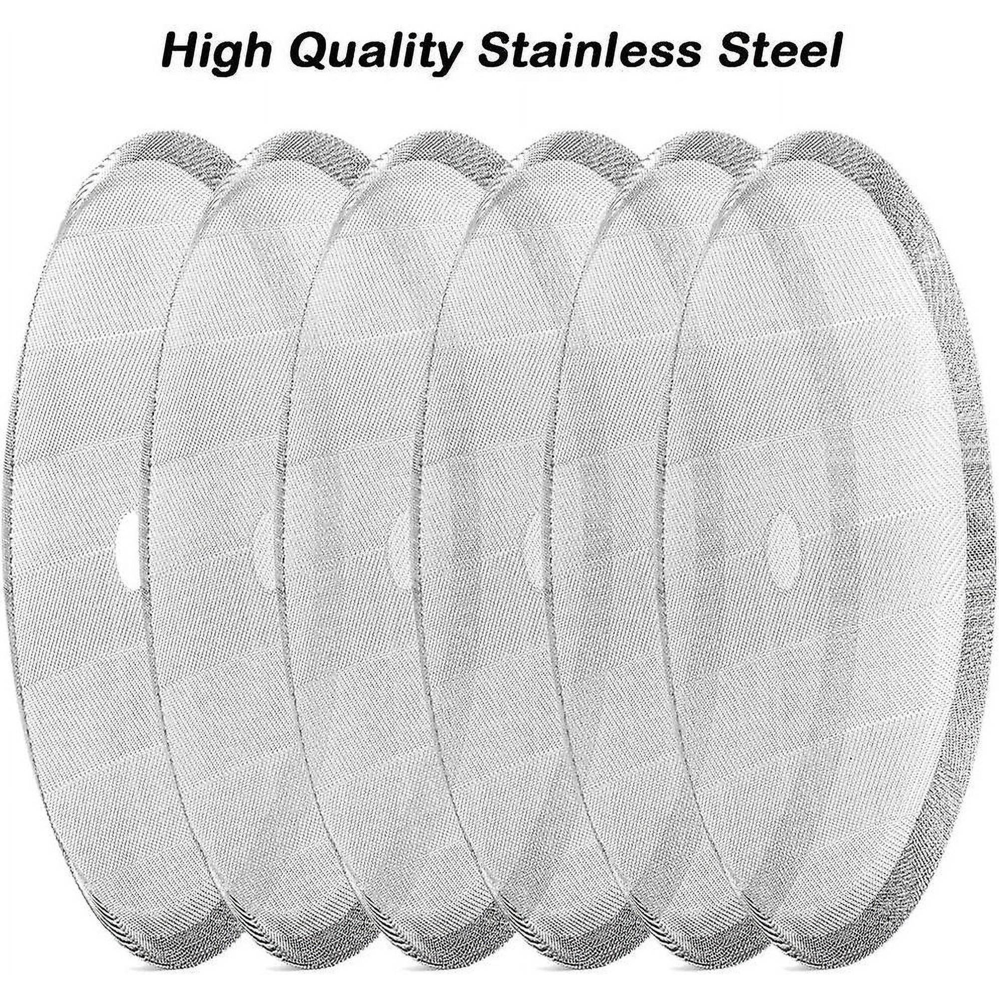 Filtre Réutilisable En Acier Inoxydable Pour Presse Française - 4 Pouces - Parfait Pour 8 Tasses