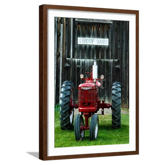 old tractor, Indiana, USA, Framed Art Print Wall Art by Anna Miller Sold by Art.Com