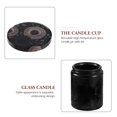 thumbnail image 2 of MasteelfCA 6pcs Embossed Glass Candle Container Kits Empty Round Candle Making Mason Jars, 2 of 7