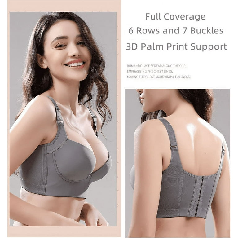 FallSweet Plus Size Bras Women Hide Back Fat Underwear Shpaer Incorporated  Full Back Coverage Deep Cup Sexy Push Up Bra Lingrie 22280q From 26,55 €