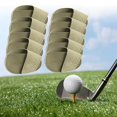 thumbnail image 4 of Golf Head Covers PU Portable Set Protective Portable Protector for Athlete Travel Golf Training Green Small, 4 of 9