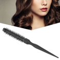 thumbnail image 1 of Peigne à Rouleau Tube en Aluminium Noir pour Coiffure, Peigne Rond pour Coiffure, Outil de Coiffure 03#, 1 of 7