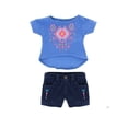 thumbnail image 6 of Pink Butterfly Closet Doll Clothes - 6 Pieces Mix and Match Outfits, 6 of 6