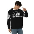 thumbnail image 3 of Lurking Class by Sketchy Tank Demons Hoodie Long Sleeve for Men Casual Pullover Hooded Sweatshirt Fashion Drawstring Pullover Hoodie with Pocket Medium, 3 of 5