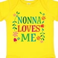 thumbnail image 4 of Inktastic Nonna Loves Me Granddaughter Girls Baby Bodysuit, 4 of 5