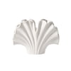 Home Decor Collection White 7" Ceramic Shell Vase