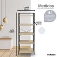 thumbnail image 4 of Mubson Librero Minimalista con 5 Repisas. Estanteria. Bookshelf Mubson Librero, 4 of 5