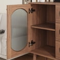 thumbnail image 6 of Noble House Accent Storage Cabinet with 3 Drawers, Sideboard for Living Room, Entryway, Natural, 6 of 10