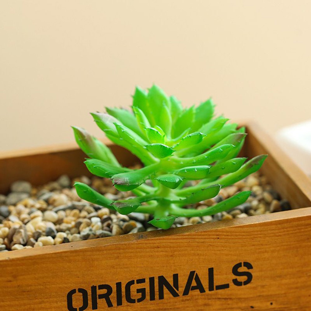 Fancy Potted Artificial Succulents Plant Garden Home Decorations