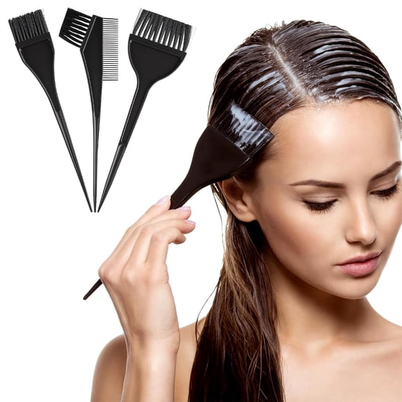 3 PCS Hair Dye Color Brush Set, Brushes Tool Mixing Kit Tint Comb for Hair Tint Dying Coloring Applicator