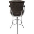 thumbnail image 2 of Miami - Extra Tall 34" Metal Bar Stools - Northwest Whiskey(Tobacco) White Frame, 2 of 3