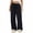 Black, variant on Ltctricy Sweatpants for Women Wide Leg Baggy Lounge Travel Pants Athletic Workout Casual Drawstring Pants with Pockets