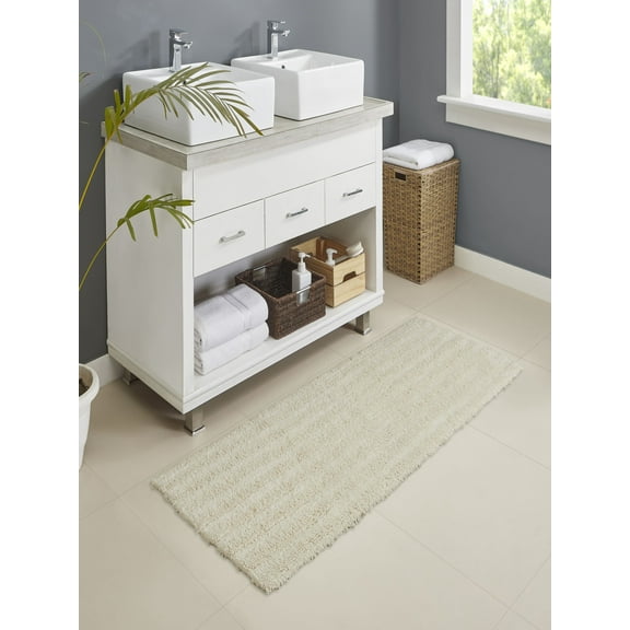 Cannon Ivory Bath Runners (24"x60")