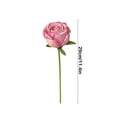 thumbnail image 3 of Kbndieu Artificial Pink Roses, Artificial Flowers for Home Decor Indoor, Fake Bouquet Faux Floral Arrangements Dining Table Centerpieces for Kitchen Bridal Wedding Party Valentines Day Decorations, 3 of 6