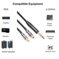 ZAROYEAX 6 35mm 1 4 Inch TRS Stereo Jack Male To 2 RCA Female Plug Y zaroyeax-6-35mm-1-4-inch-trs-stereo-jack-male-to-2-rca-female-plug-y