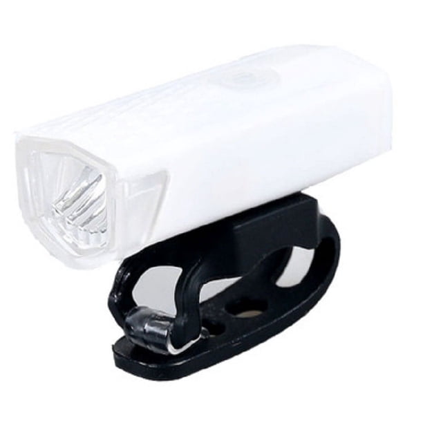 Juego de luces de bicicleta recargables por USB, color blanco, potentes lúmenes, accesorios delanteros y traseros para ciclismo nocturno.
