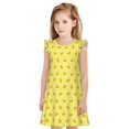 thumbnail image 1 of Balery Cheese 1 Camisón de princesa para niñas, pijama de algodón con mangas abullonadas, suave y bonito.-Medium, 1 of 6