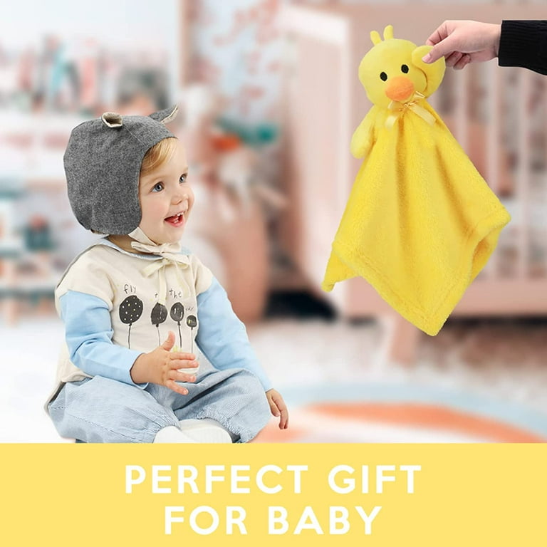 Pro Goleem Duck Security Blanket Soft Yellow Baby Lovey Unisex Lovie Baby Gifts for Newborn Toddler 16 Inch Walmart