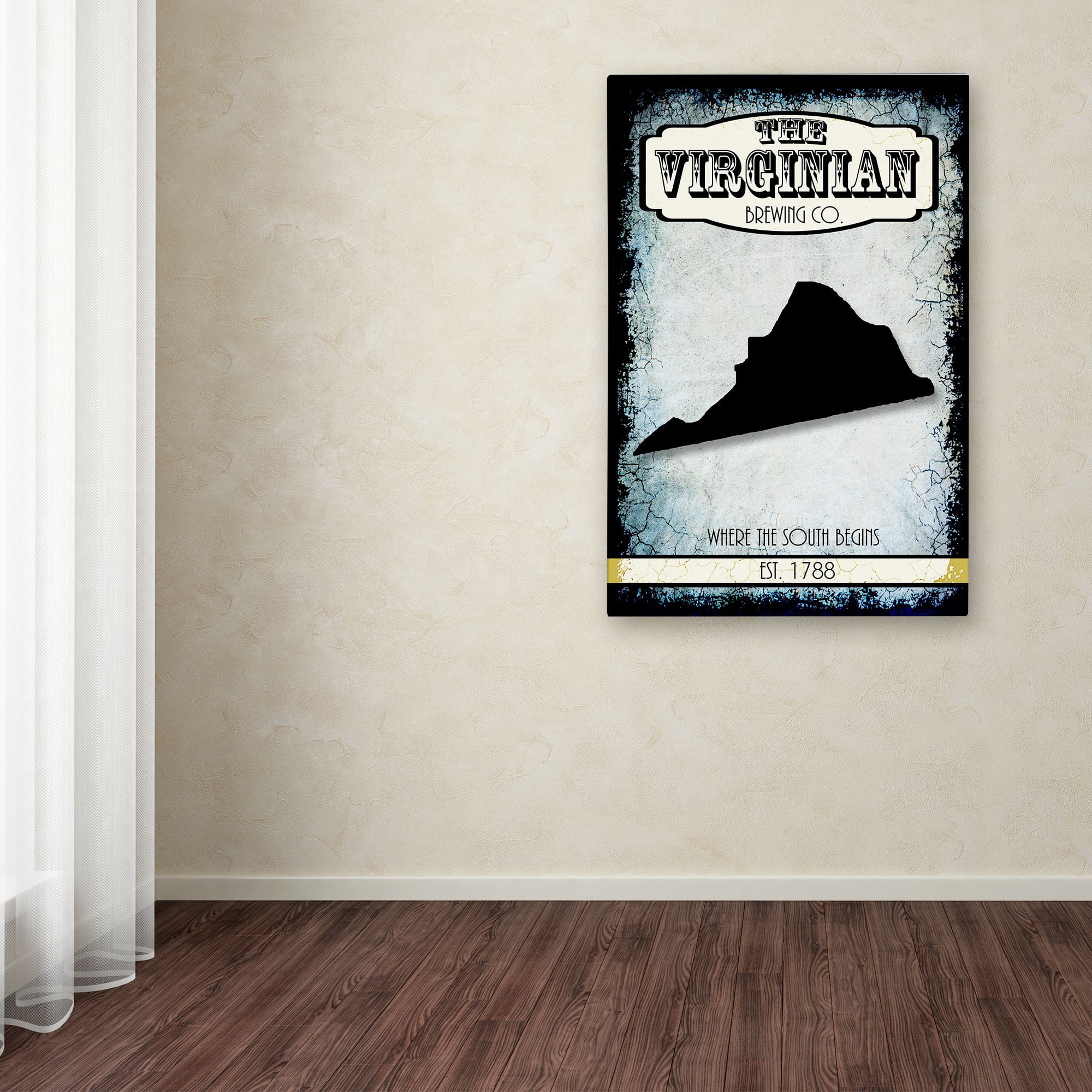 Trademark Fine Art 'States Brewing Co Virginia' Canvas Art by LightBoxJournal