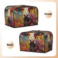 thumbnail image 3 of Fotbe Yellow Daisy Cow for Two Slice Toaster Cover, Fingerprint Protector, Super Soft Appliance Cover And Dust Cover,Bread Dust Cover & Fingerprint Protection, 3 of 7