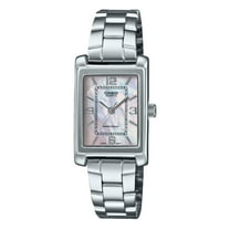 Casio Standard Analog Stainless Steel Mother Of Pearl Dial Quartz LTP-1234DS-4A Women's Watch