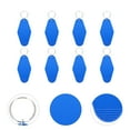 thumbnail image 3 of Miangastore 10Pcs Plastic Key Labels Key Chain ID Name Tags Key Identifiers for Luggage Bag, 3 of 9