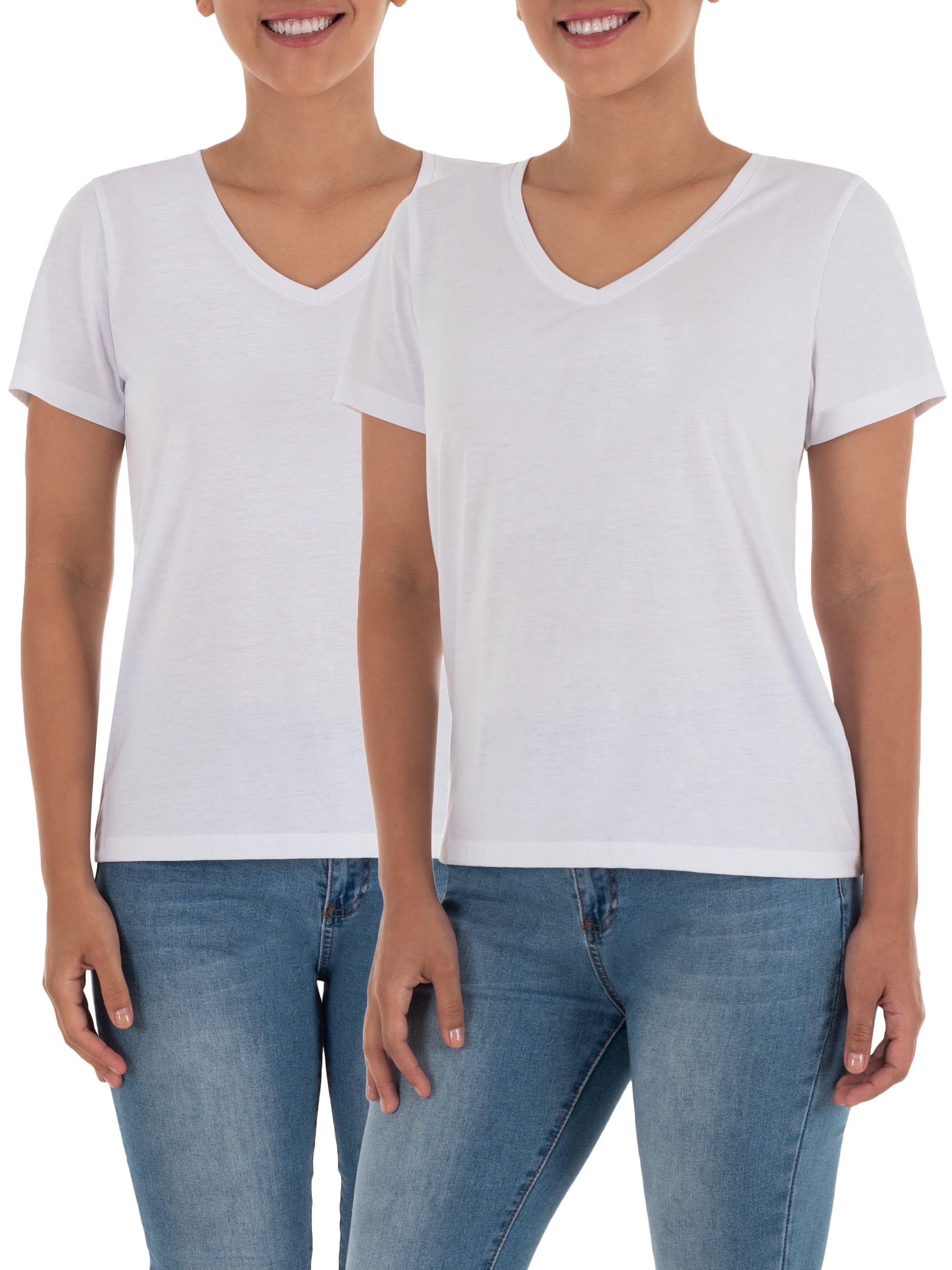 Walmart womens cotton t shirts Clearance