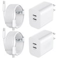 thumbnail image 1 of Cargador USB C Aworld de 20 W para iPhone 15 Pro Max con cable, 1 of 7