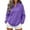 Purple, variant on QINGFSAP Womens Long Sleeve Quarter Zip Sweatshirt High Neck Pullover Tunic Tops with Pockets