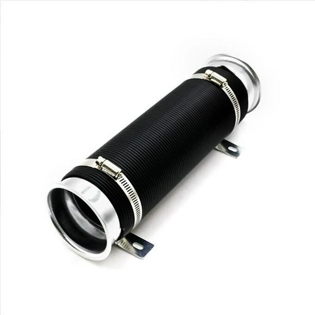 Tubo de entrada de aire Tubo de admisión de aire frío Manguera de escape del sistema de admisión de conducto flexible universal de 3 pulgadas/76 mm de diámetro interior