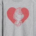 thumbnail image 3 of The Grinch - Grinch Heart - Men's Long Sleeve T-Shirt, 3 of 5